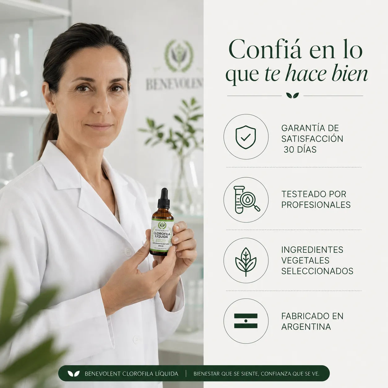 Clorofila Benevolent | Olvidate de la hinchazón en días