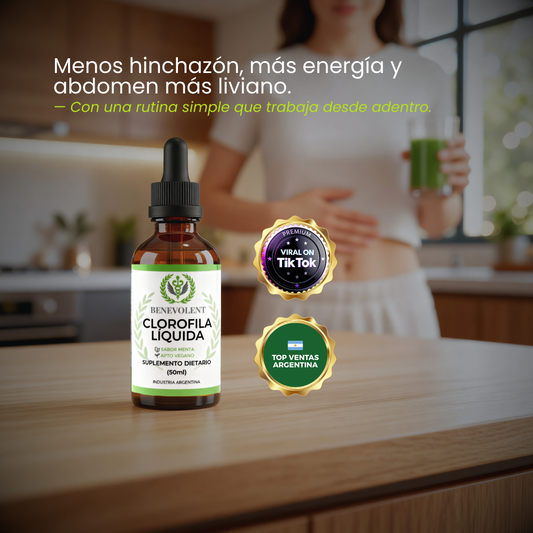 Clorofila Benevolent | Olvidate de la hinchazón en días